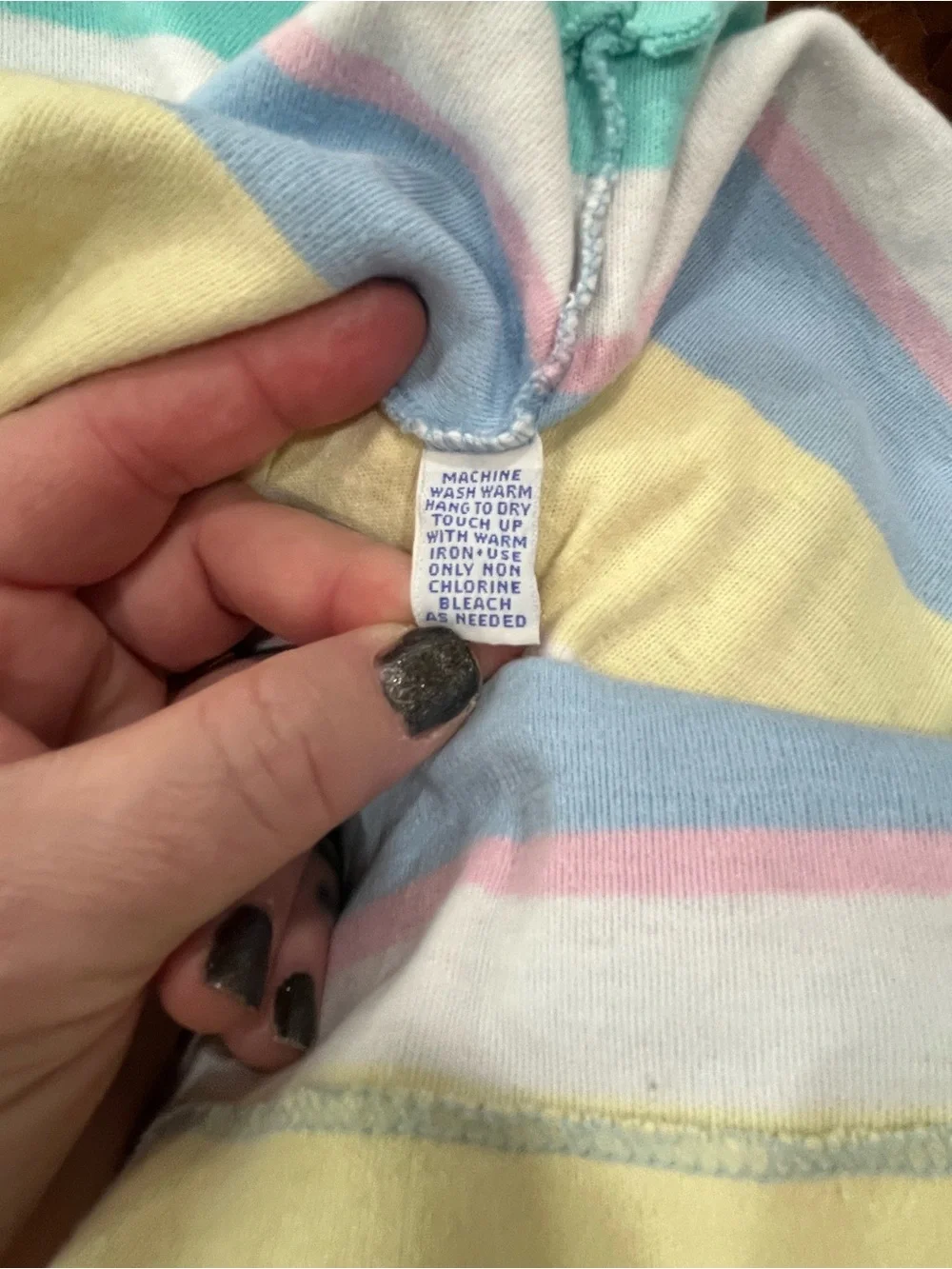 VINTAGE 80’s Colorblock Striped Pastel Polo by Ralph Lauren Made in USA sz M